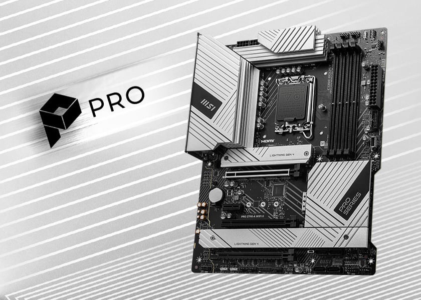 MSI PRO Z790-A WIFI II LGA 1700 Intel Z790 SATA 6Gb/s DDR5 ATX